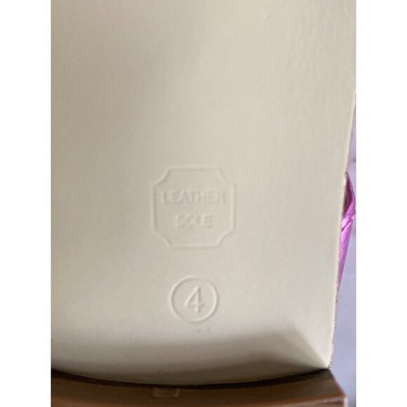 NWT Pink Miss Trish Sandals Toe Strap Starfish Detail Girls Size 4 - Picture 6 of 6